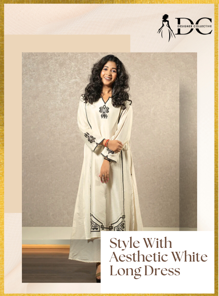 Aesthetic White Long Dresses for Women